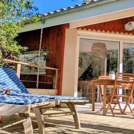 Ocean, Maison 6p, Grande Terrasse Sous Les Pins, Golf, Piscine & Ocean A Velo Ferienhaus *